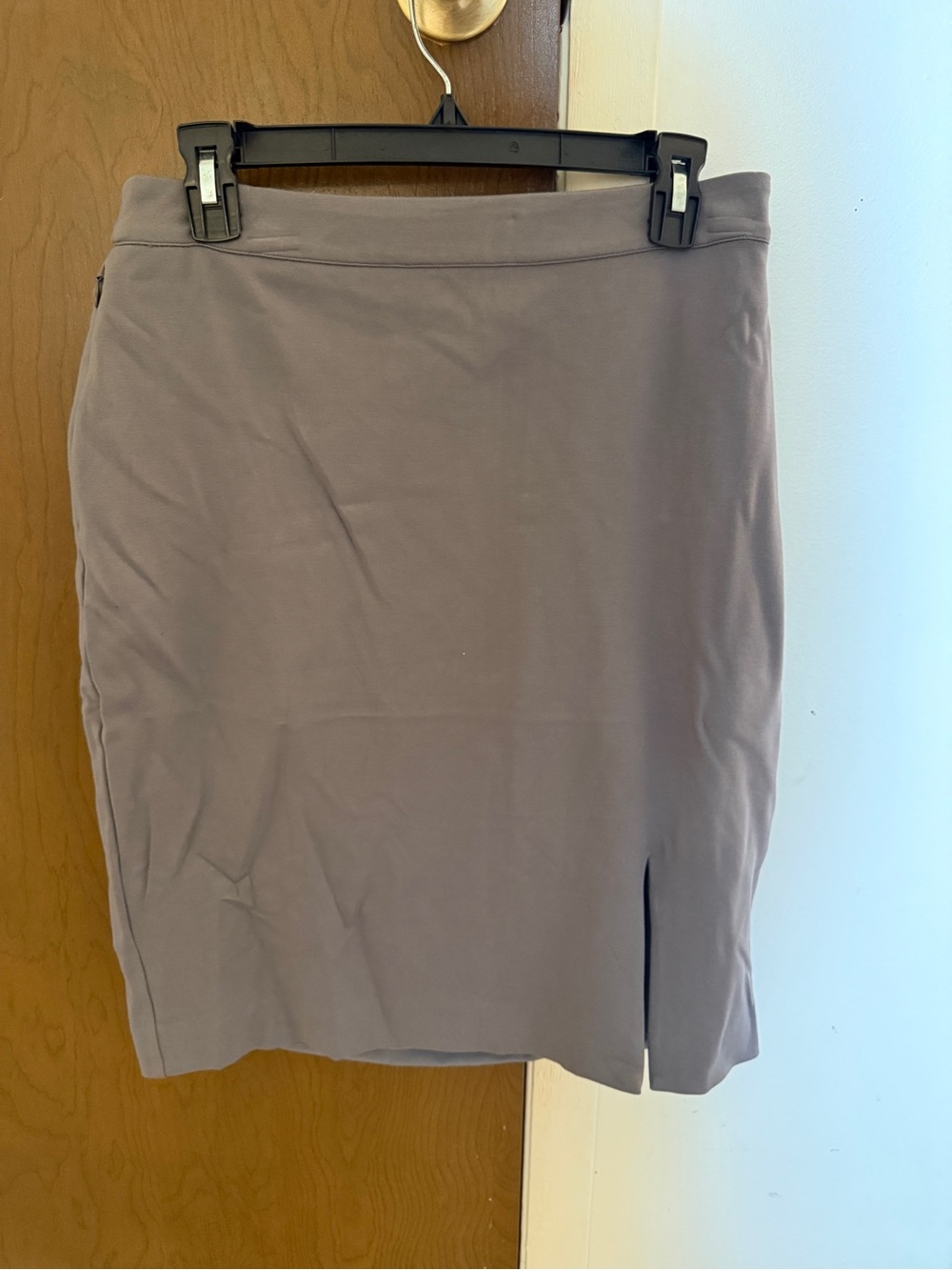Elizabeth & Clarke The Unstainable Marion Gray Stretch Knit Pencil Skirt